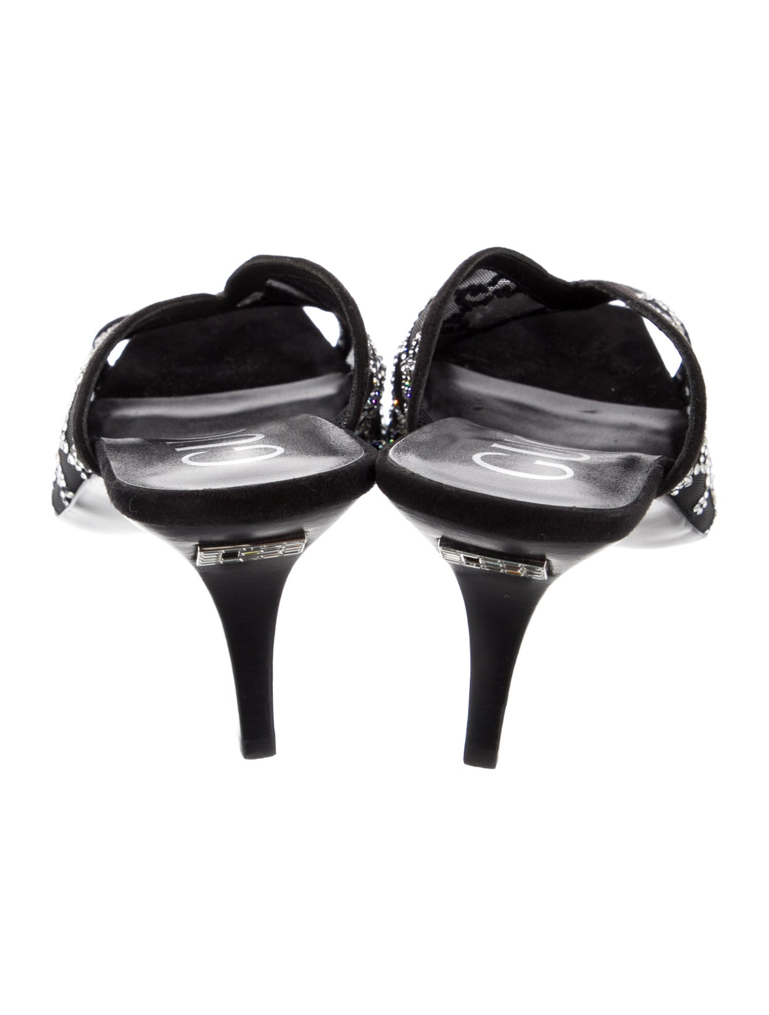 Gucci GG Logo Mesh Mules